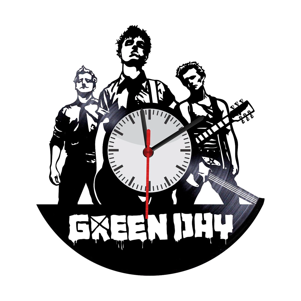 Reloj en Vinilo LP/ vinyl clock Green Day