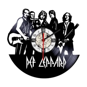 Reloj en Vinilo LP / vinyl clock Def Leppard