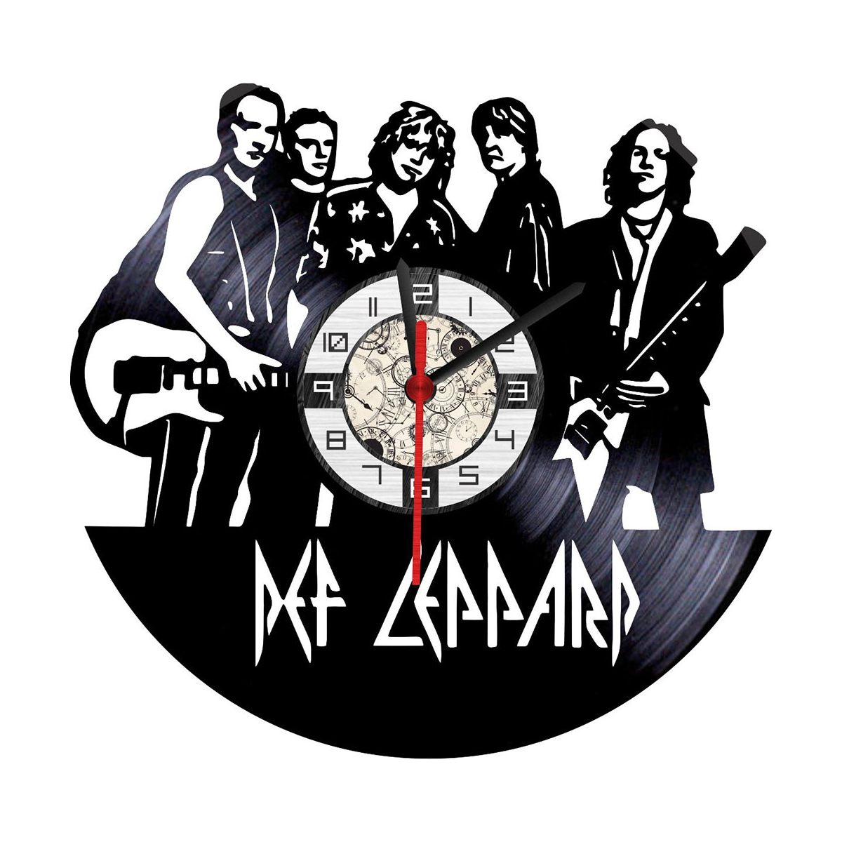 Reloj en Vinilo LP / vinyl clock Def Leppard