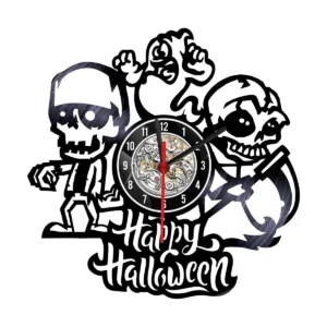 Reloj en Vinilo LP/ vinyl clock Halloween