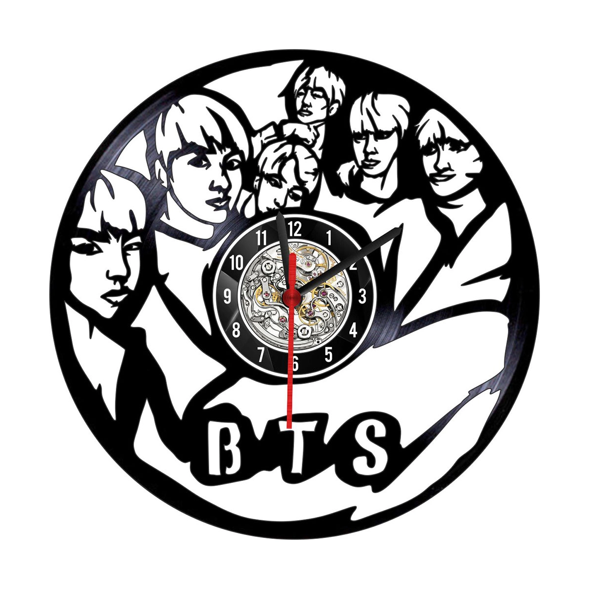 Reloj en Vinilo LP/ vinyl clock BTS