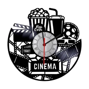 Reloj en Vinilo LP/ vinyl clock Cine