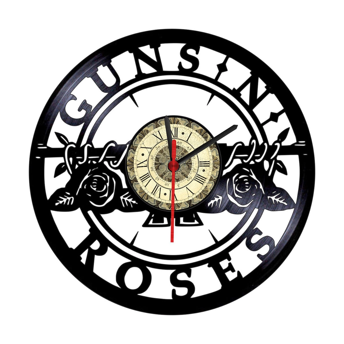 Reloj en Vinilo LP vinyl clock Guns And Roses