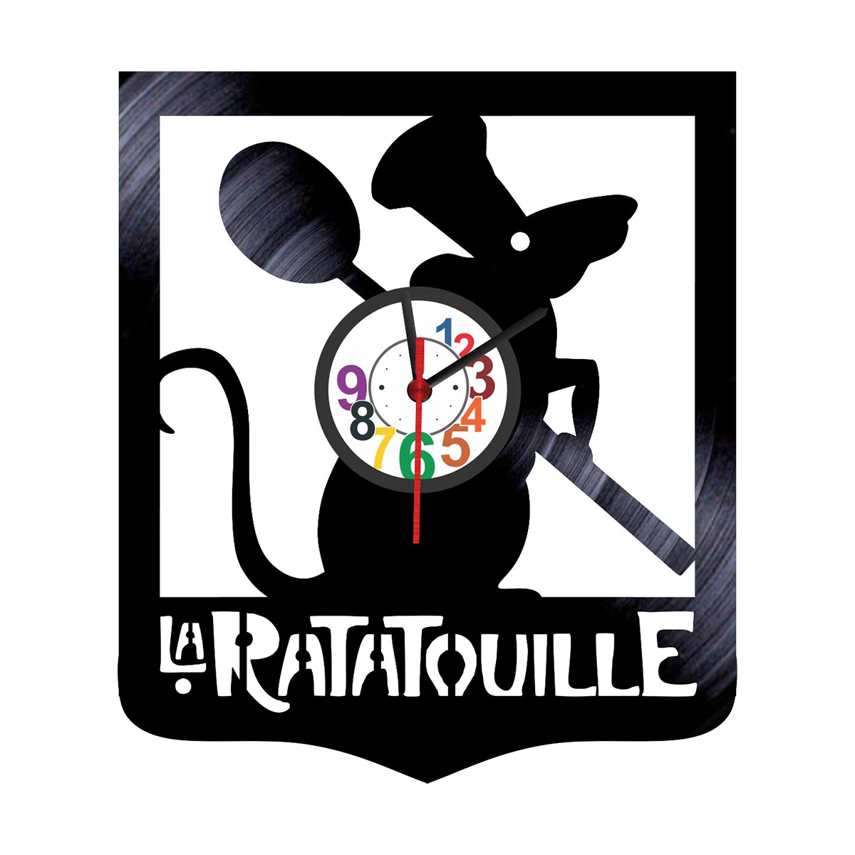 Reloj en Vinilo LP/ Vinyl clock Peliculas