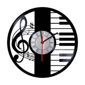 Reloj en Vinilo LP/ Vinyl clock Musica