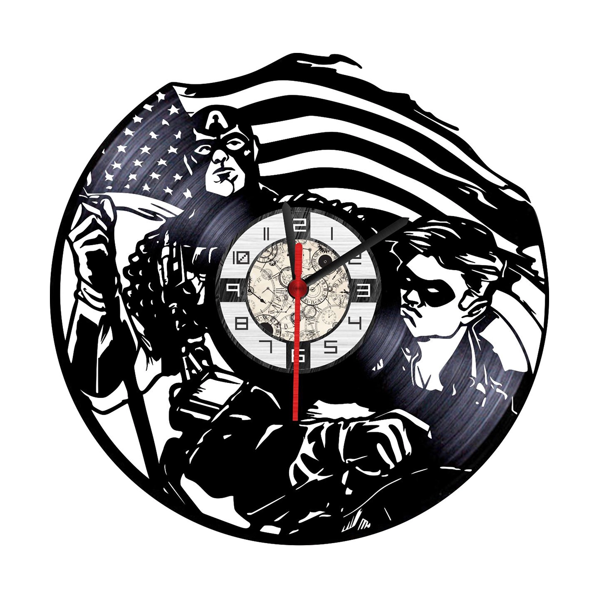 Reloj en Vinilo LP/ Vinyl clock Marvel