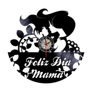 Reloj en Vinilo LP/ Vinyl clock Madres