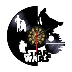 Reloj en Vinilo LP/ Vinyl clock Star Wars