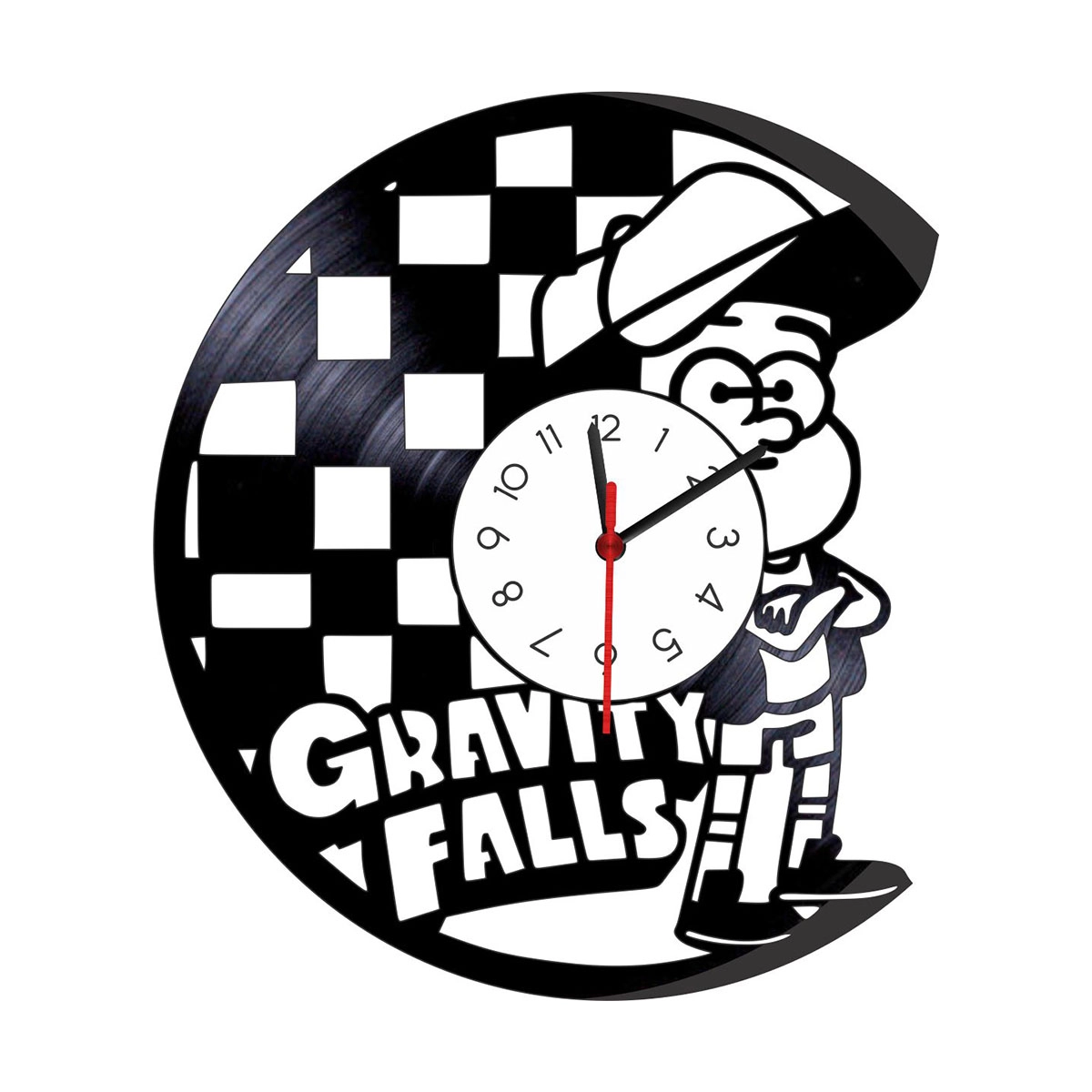 Reloj en Vinilo LP/ Vinyl clock Gravity Falls