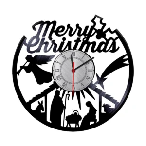 Reloj en Vinilo LP/ Vinyl clock Navidad