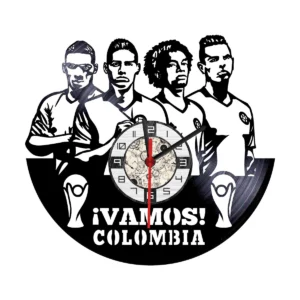 Reloj en Vinilo LP/ Vinyl clock Selección Colombia
