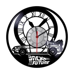 Reloj en Vinilo LP/ Vinyl clock Volver al futuro
