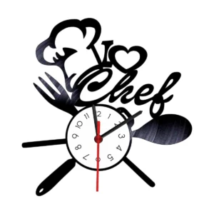 Reloj en Vinilo LP/ Vinyl clock Cocina