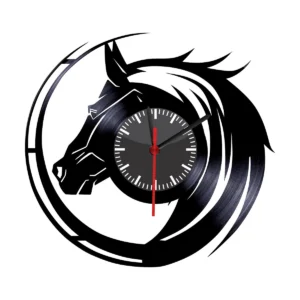 Reloj en Vinilo LP/ Vinyl clock Caballos