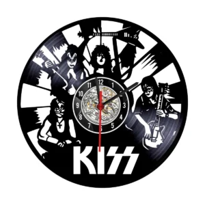 Reloj en Vinilo LP/ Vinyl clock Kiss