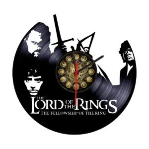 Reloj en Vinilo LP/ Vinyl clock Señor de lo Anillos