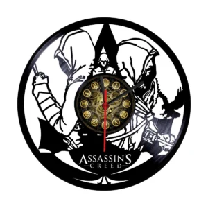 Reloj en Vinilo LP/ vinyl clock Assassins Creed