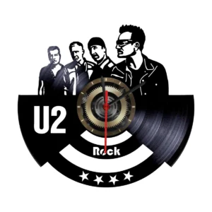 Reloj en Vinilo LP/ Vinyl clock U2