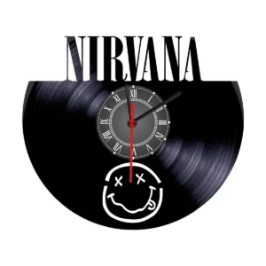 Reloj en Vinilo LP/ Vinyl clock Nirvana