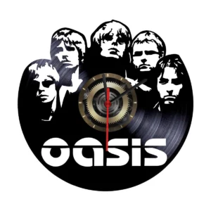 Reloj en Vinilo LP/ Vinyl clock Oasis