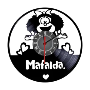Reloj en Vinilo LP/ Vinyl clock Mafalda