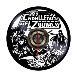 Reloj en Vinilo LP/ Vinyl clock Saint Seiya