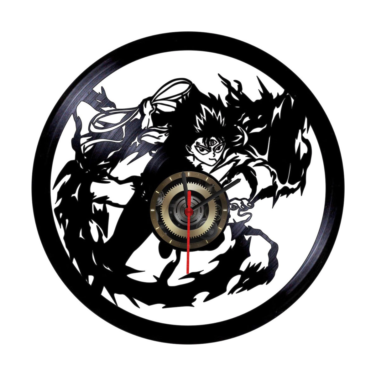 Reloj en Vinilo LP/ Vinyl clock Yu yu Hakusho