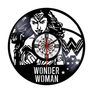 Reloj en Vinilo LP/ Vinyl clock Wonder Woman