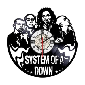 Reloj en Vinilo LP/ Vinyl clock System of a Down