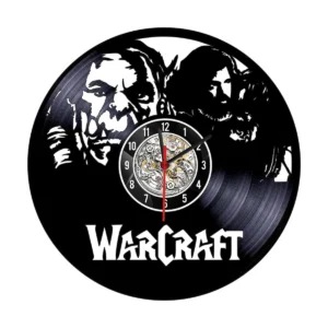 Reloj en Vinilo LP/ Vinyl clock Warcraft