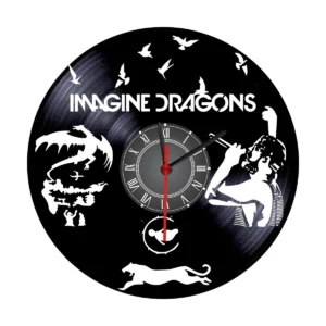 Reloj en Vinilo LP/ Vinyl clock Imagine Dragons