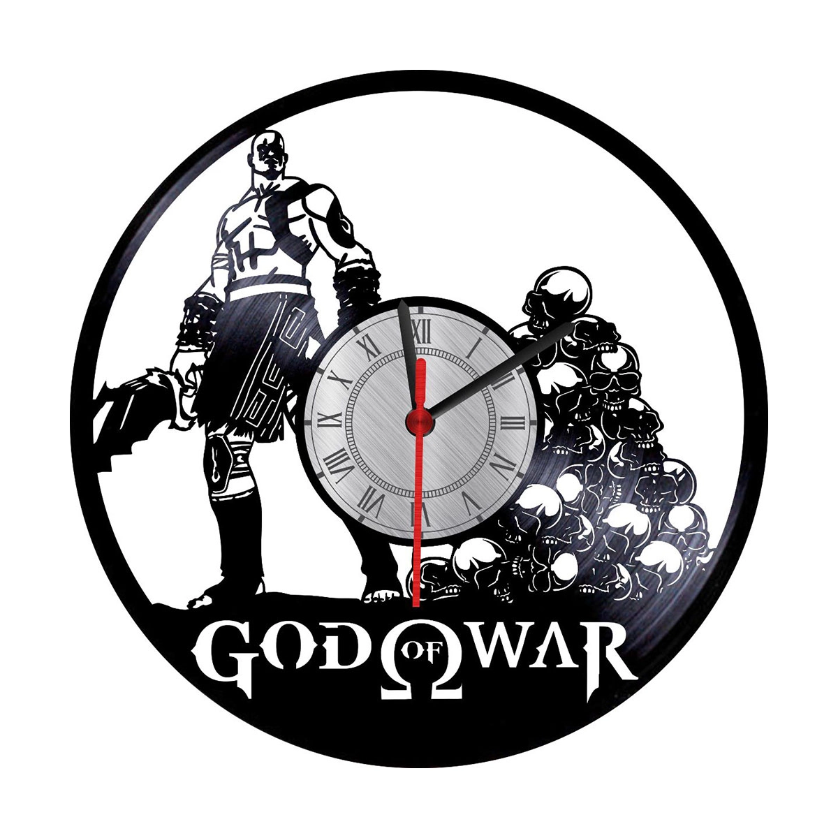 Reloj en Vinilo LP/ Vinyl clock God of War