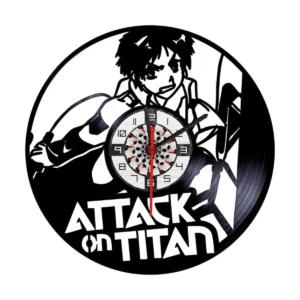 Reloj en Vinilo LP/ Vinyl clock Shingeki no Kyojin