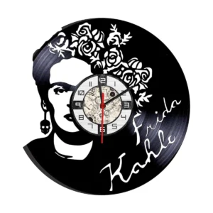 Reloj en Vinilo LP/ Vinyl clock Frida Khalo